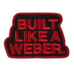 Limited Edition-embleem ‘Built Like A Weber’