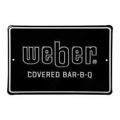 Metalen Bord Uit De Limited Edition Weber 'Covered Bar-B-Q'